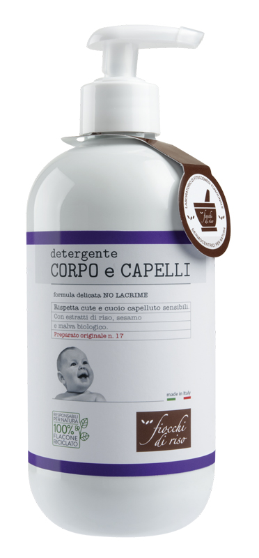 FIOCCHI DI RISO DETERGENTE CAPELLI E CORPO 400 ML - dottorbianchi.it
