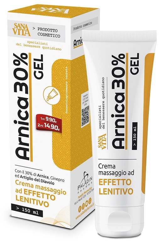 SANAVITA ARNICA 30% GEL 150 ML - dottorbianchi.it