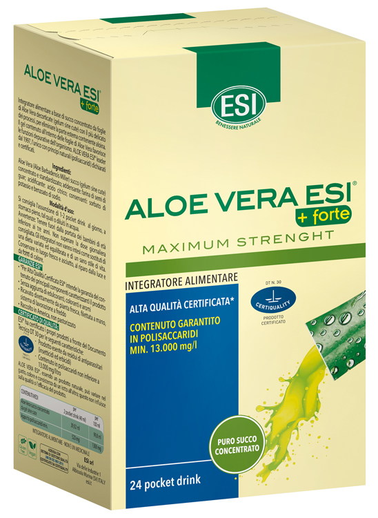 ESI ALOE VERA SUCCO + FORTE 24 POCKET DRINK - dottorbianchi.it