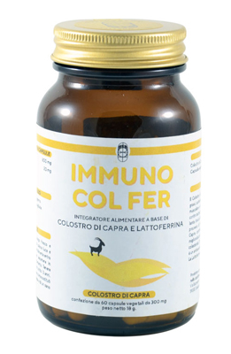 IMMUNO COL FER COLOSTRO DI CAPRA 60 CAPSULE VEGETALI - dottorbianchi.it