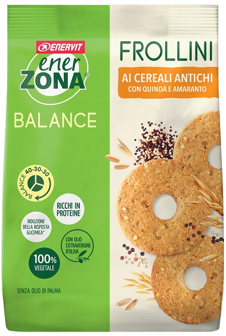 ENERZONA FROLLINI VEG CEREALI ANTICHI 250 G - dottorbianchi.it