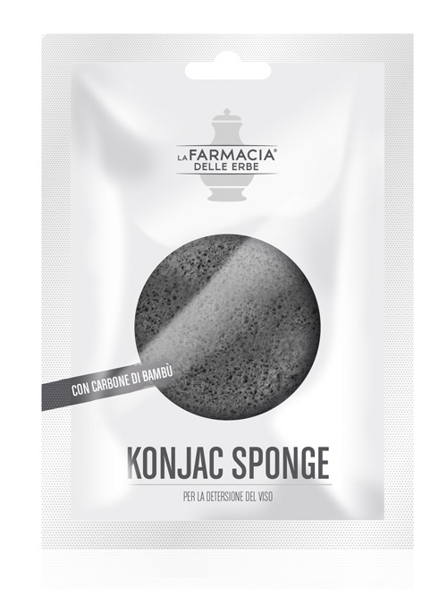 FDE KONJAC SPONGE CARBONE BAMBU' 1 PEZZO - dottorbianchi.it