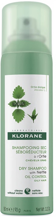 KLORANE SHAMPOO SECCO SEBORIDUTTORE ALL'ORTICA 150 ML - dottorbianchi.it