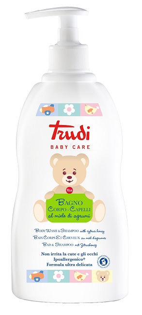 TRUDI BABY CARE BAGNO CORPO/CAPELLI 500 ML - dottorbianchi.it