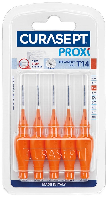 CURASEPT PROXI T14 ARANCIO/ORANGE 5 PEZZI - dottorbianchi.it