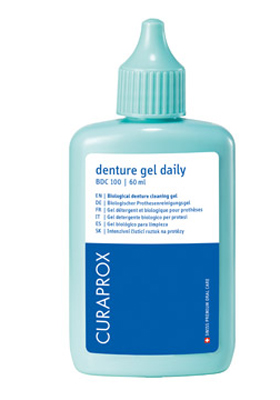CURAPROX BDC 100 DAILY GEL PER LA PULIZIA QUOTIDIANA DELLA DENTIERA E DEGLI APPARECCHI MOBILI 60 ML 1 PEZZO - dottorbianchi.it