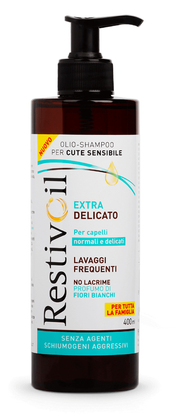 RESTIVOIL EXTRA DELICATO OLIO SHAMPOO PER CUTE SENSIBILE 400 ML - dottorbianchi.it