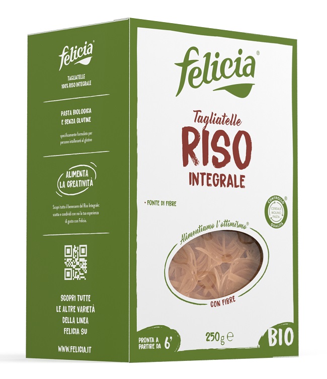 FELICIA TAGLIATELLE RISO INTEGRALE 250 G - dottorbianchi.it