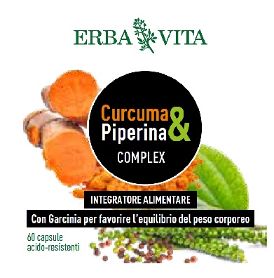 CURCUMA&PIPERINA COMPLEX 60 CAPSULE - dottorbianchi.it