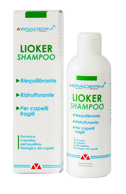 LIOKER SHAMPOO 200 ML BRADERM - dottorbianchi.it