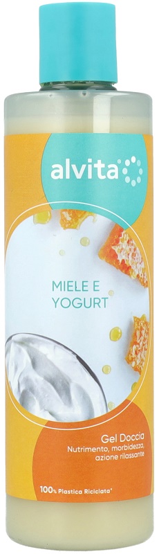 ALVITA GEL DOCCIA MIELE/YOGURT 300 ML - dottorbianchi.it