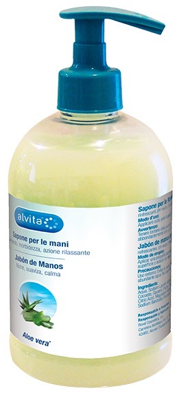 ALVITA SAPONE MANI ALOE VERA 500 ML - dottorbianchi.it