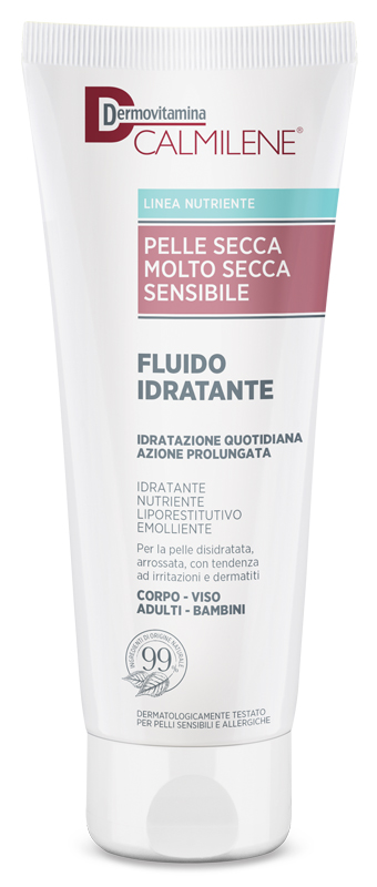 DERMOVITAMINA CALMILENE FLUIDO IDRATANTE PER PELLE SECCA, MOLTO SECCA E SENSIBILE 250 ML - dottorbianchi.it