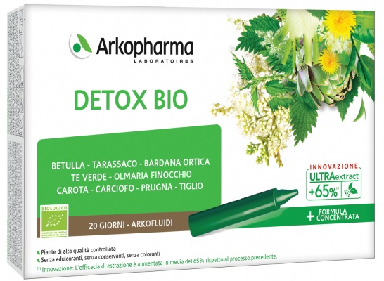 ARKOFLUIDI ULTRA SUONI DETOX BIO 20 FIALE - dottorbianchi.it
