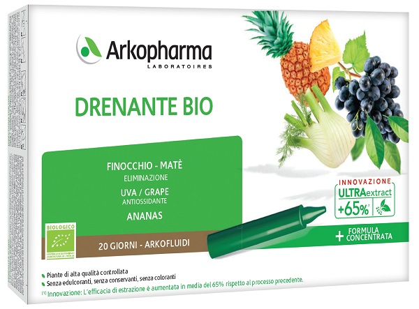 ARKOFLUIDI ULTRA SUONI DRENANTE BIO 20 FIALE - dottorbianchi.it