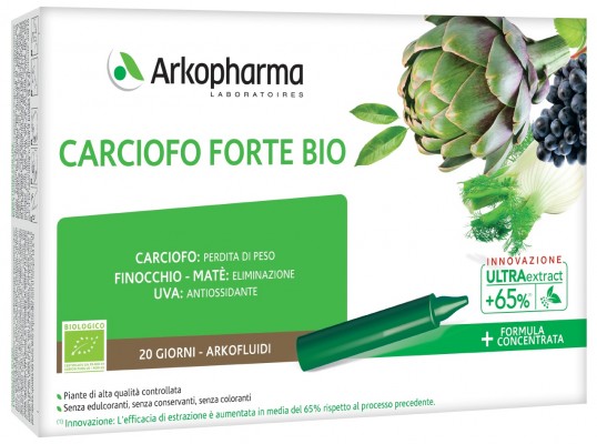 ARKOFLUIDI ULTRA SUONI CARCIOFO FORTE BIO 20 FIALE - dottorbianchi.it