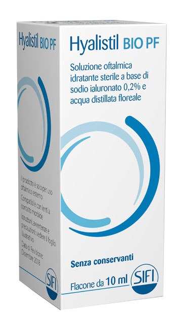 GOCCE OCULARI HA 0,2% E ACQUE DISTILLATE HYALISTIL BIO PF FRUTTI ROSSI 10 ML - dottorbianchi.it