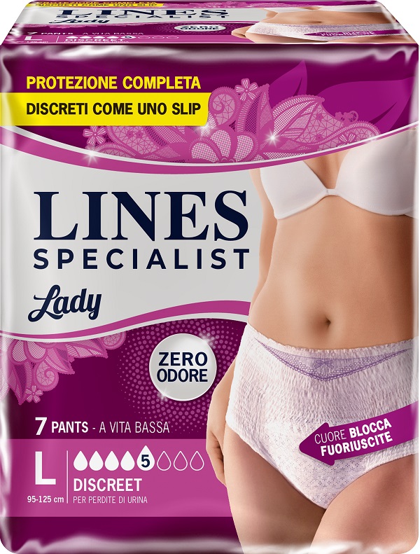 LINES SPECIALIST PANTS DISCREET L FARMA 7 PEZZI - dottorbianchi.it