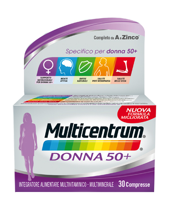 MULTICENTRUM DONNA 50+ 60 COMPRESSE - dottorbianchi.it