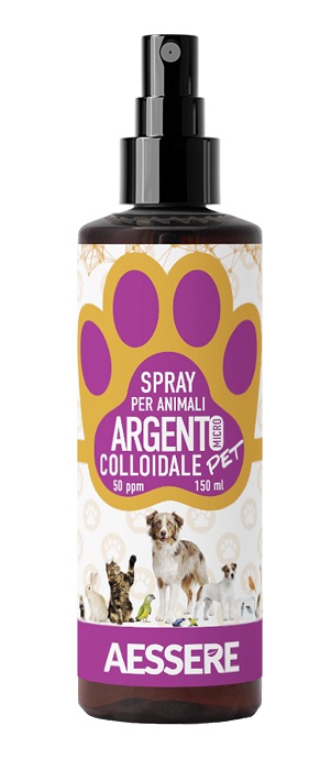 ARGENTO COLLOIDALE PET SPRAY 50PPM 150 ML - dottorbianchi.it