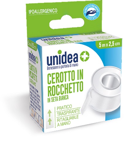 UNIDEA CEROTTO IN ROCCHETTO SETA 5 X 2,5 CM - dottorbianchi.it