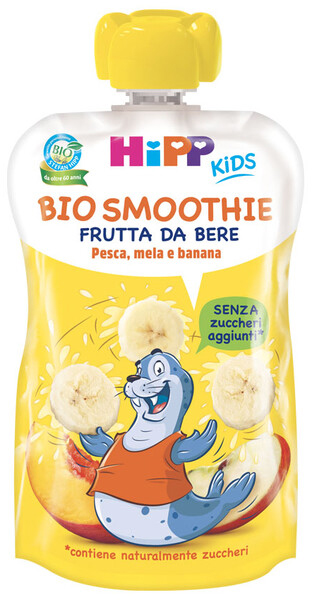 HIPP BIO SMOOTHIES MELA/BAN/PESCA 120 ML - dottorbianchi.it
