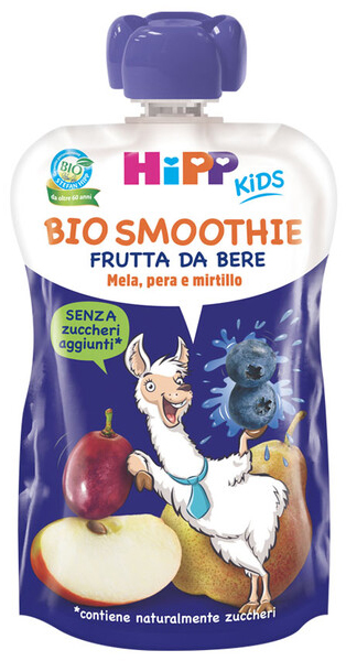HIPP BIO SMOOTHIES MELA/PERA/MIRTILLO 120 ML - dottorbianchi.it