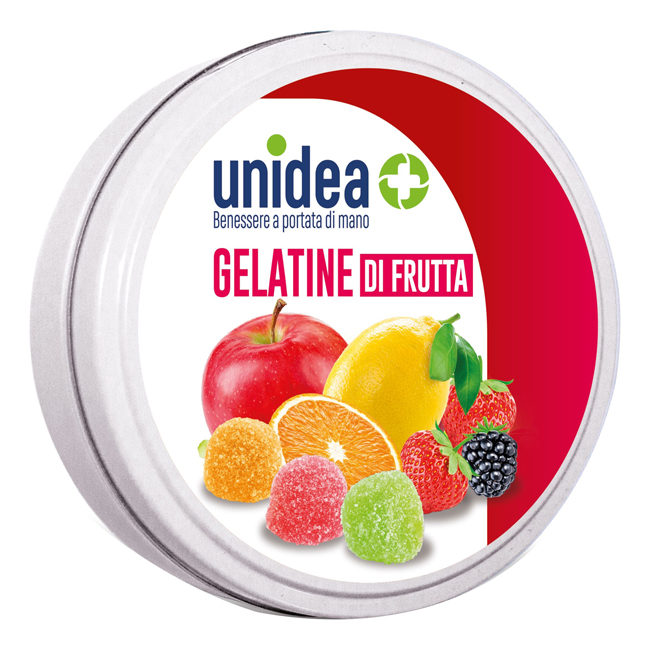 UNIDEA CARAMELLE GELATINE FRUTTA 40 G - dottorbianchi.it