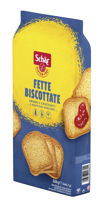SCHAR FETTE BISCOTTATE 3 PORZIONI DA 86,7 G - dottorbianchi.it