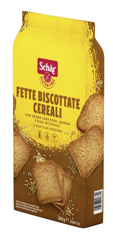 SCHAR FETTE BISCOTTATE CEREALI 3 PORZIONI DA 86,7 G - dottorbianchi.it