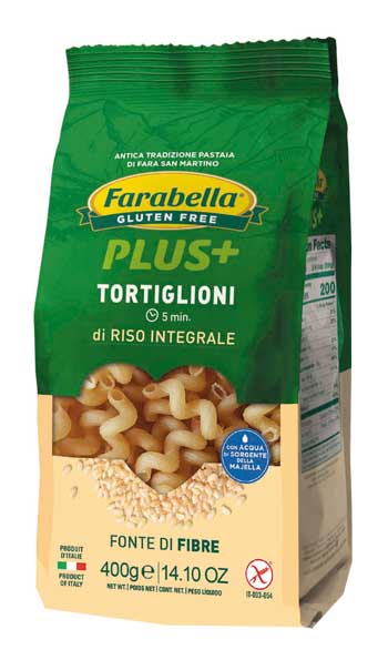 FARABELLA TORTIGLIONI RISO INTEGRALE 400 G - dottorbianchi.it