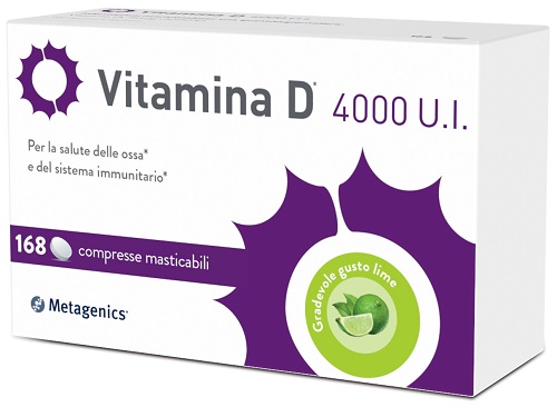 VITAMINA D 4000UI 168 COMPRESSE MASTICABILI - dottorbianchi.it