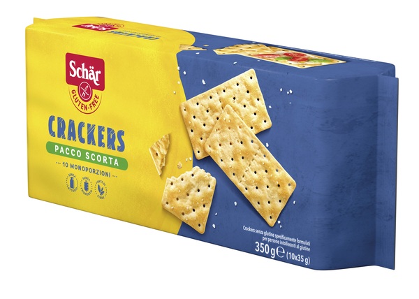 SCHAR CRACKERS SENZA LATTOSIO PACCO SCORTA 10 MONOPORZIONI DA 35 G - dottorbianchi.it