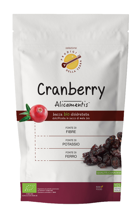 CRANBERRY BIO 220 G ALICAMENTIS - dottorbianchi.it
