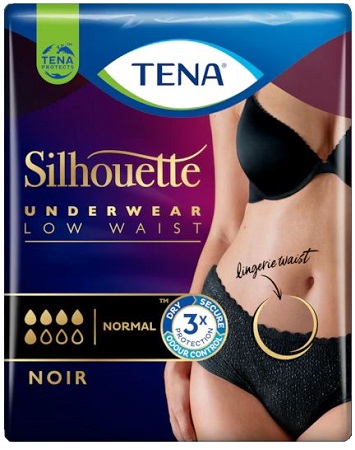 TENA SILHOUETTE NOIR M 10 PEZZI - dottorbianchi.it