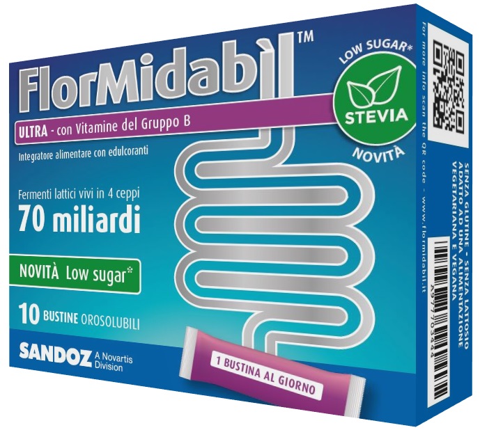 FLORMIDABIL ULTRA 10 BUSTINE CON STEVIA - dottorbianchi.it