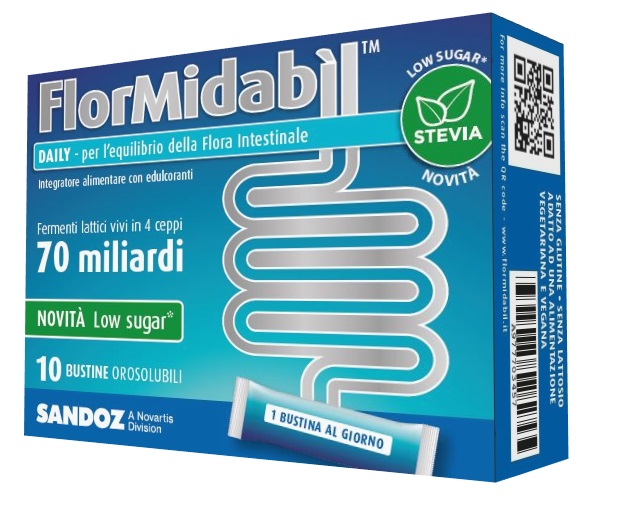 FLORMIDABIL DAILY 10 BUSTINE CON STEVIA - dottorbianchi.it