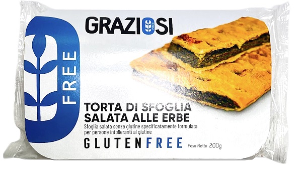 TORTA SALATA DI SFOGLIA ALLE ERBE 200 G - dottorbianchi.it