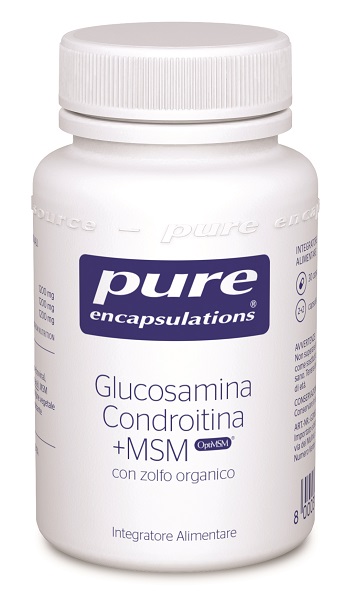 PURE ENCAPSULATIONS GLUCOSAMINA CONDROITINA + MSM 30 CAPSULE - dottorbianchi.it
