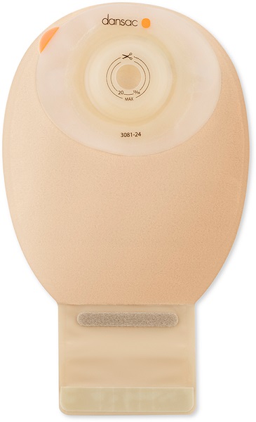DANSAC NOVALIFE TRE 1 SACCA APERTA OPACA SOFTCONVEX MIDI PER ILEOSTOMIA CON FINESTRA RITAGLIABILE 15-34MM 360 ML 10 PEZZI - dottorbianchi.it