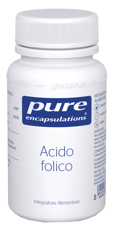 PURE ENCAPSULATIONS ACIDO FOLICO 30 CAPSULE - dottorbianchi.it