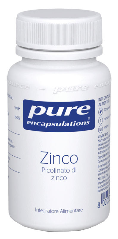 PURE ENCAPSULATIONS ZINCO 30 CAPSULE - dottorbianchi.it