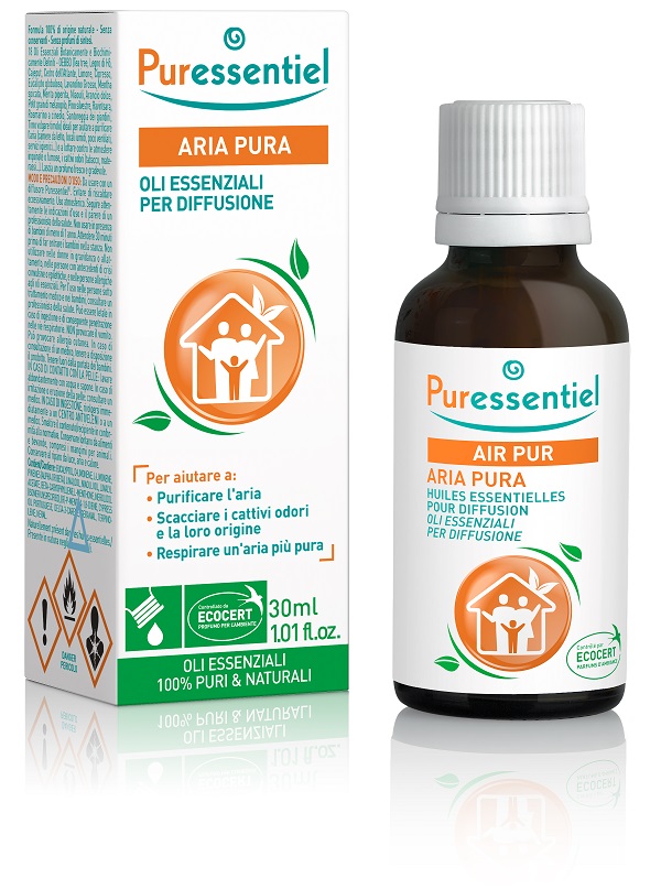 PURESSENTIEL MISCELA PER DIFFUSIONE ARIA PURA CERTIFICATA ECOCERT 30 ML - dottorbianchi.it