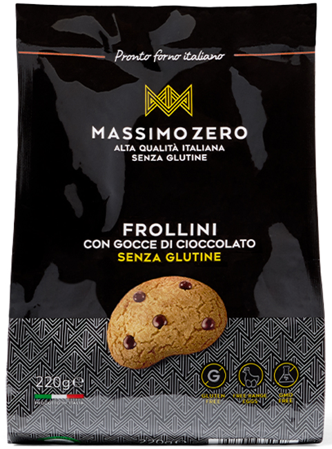 MASSIMO ZERO FROLLINI GOCCE CIOCCOLATO 220 G - dottorbianchi.it