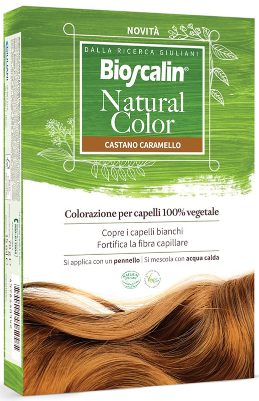 BIOSCALIN NATURAL COLOR CASTANO CARAMELLO 70 G - dottorbianchi.it