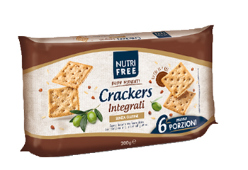 NUTRIFREE CRACKERS INTEGRALI 33,4 G X 6 PEZZI - dottorbianchi.it