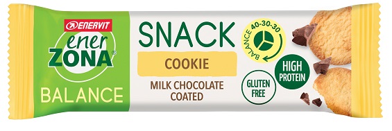 ENERZONA SNACK COOKIE MILK CIOCHOLATE 33 G - dottorbianchi.it