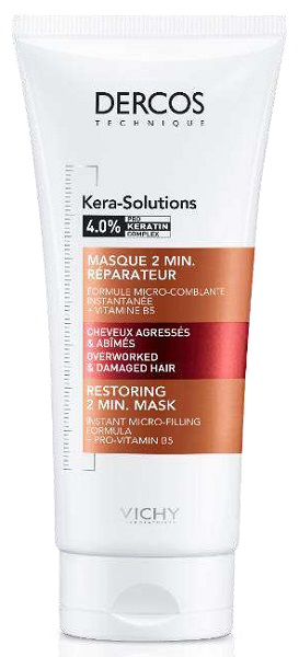 DERCOS TECHNIQUE KERASOL MASCHERA RIPARATRICE 2 MIN 200 ML - dottorbianchi.it