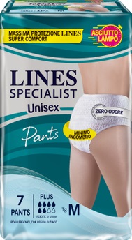 LINES SPECIALIST PANTS PLUS UNISEX M 7 PEZZI - dottorbianchi.it