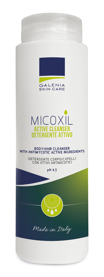 MICOXIL ACTIVE CLEANSER DETERGENTE PER CORPO E CAPELLI PH 4,5 250 ML - dottorbianchi.it
